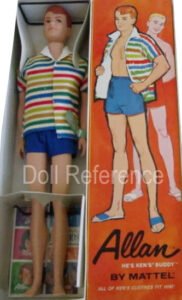 1000 Allan straight leg doll 1964