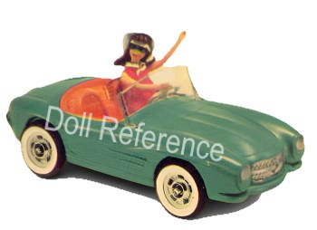 1968 Barbie swinging sports car