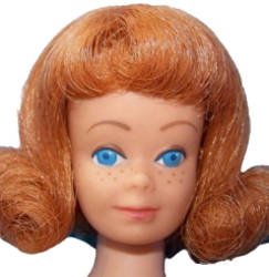 1963+ Mattel Midge doll face